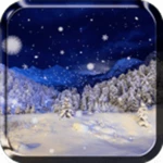 snowfall live wallpaper android application logo